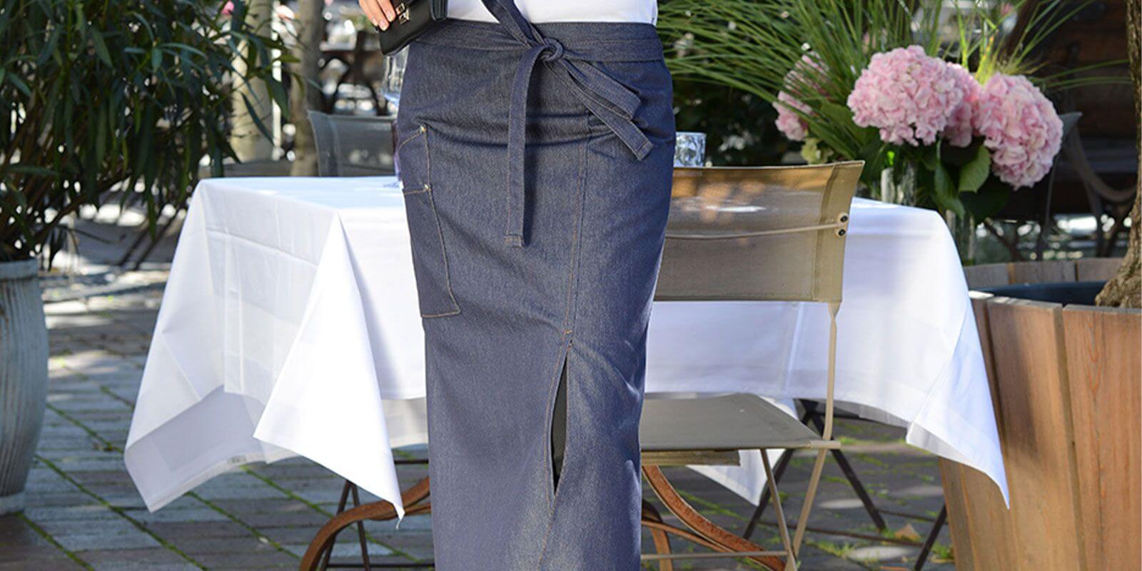 Slit Aprons for Hospitality & Hotel