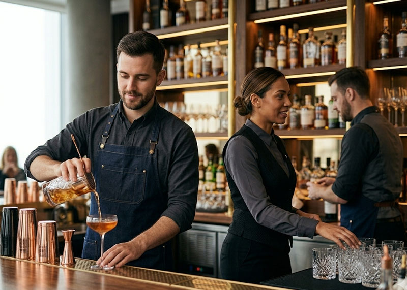 Berufsbekleidung für Barkeeper - Mit Stil und Tragekomfort zum perfekten Auftritt