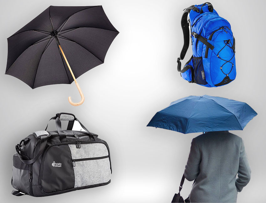 Taschen & Schirme – Praktische und langlebige Accessoires für ihr Unternehmen
