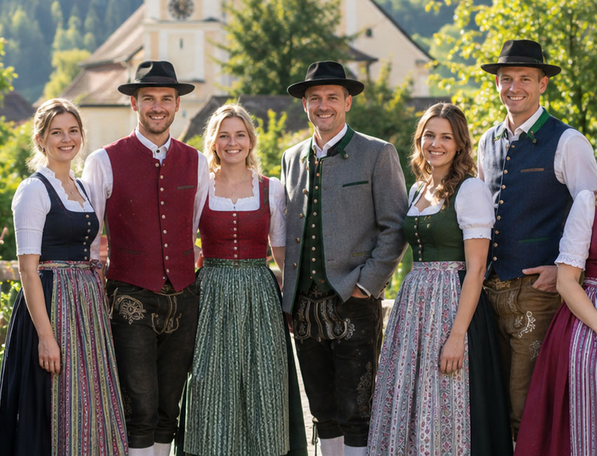 Trachtenvereinskleidung für einen einheitlichen und traditionellen Auftritt
