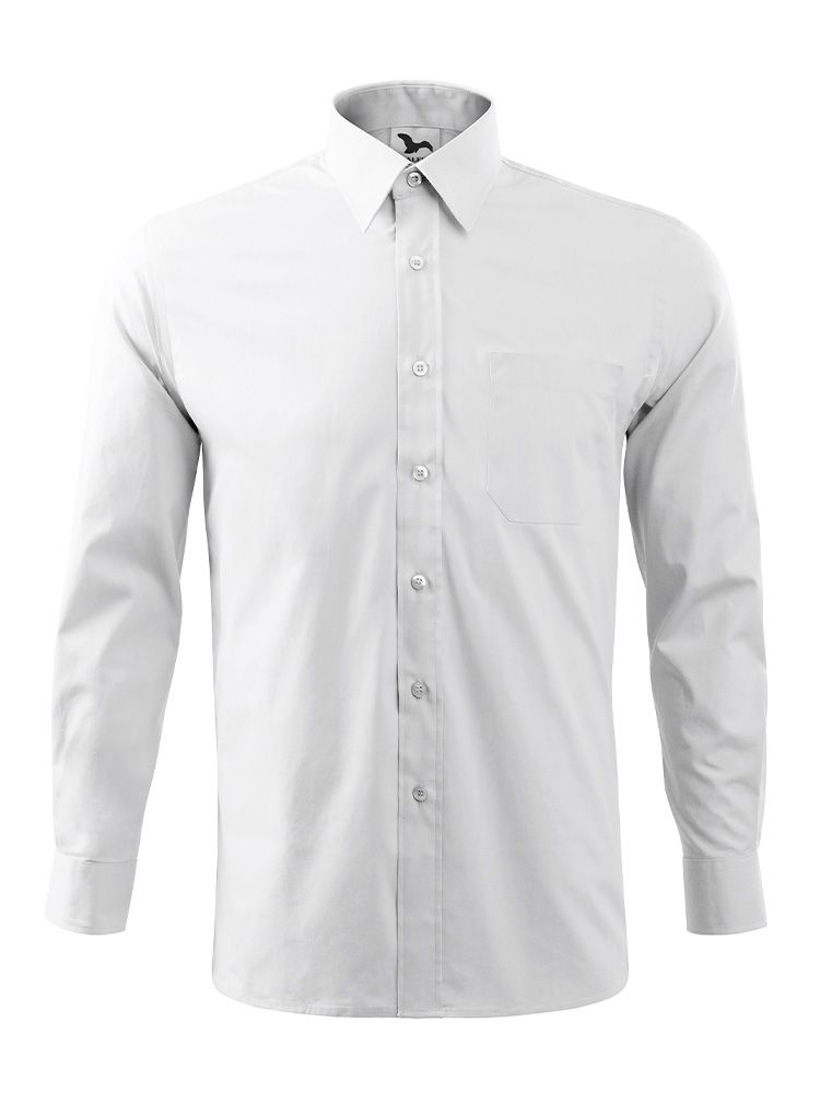 Weißes Baumwollhemd