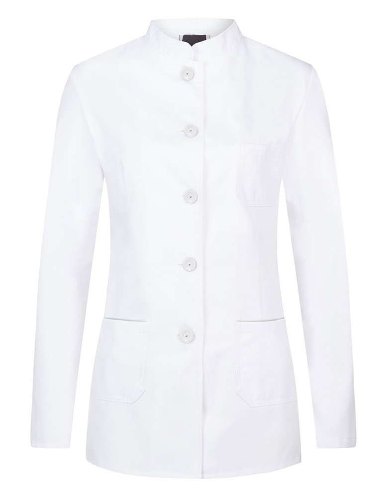 Damen-Kellnerjacke mit tailliertem Schnitt und abnehmbaren Knöpfen – ideal für Service und Gastronomie-Outfits