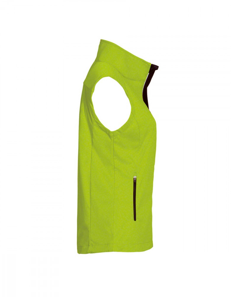 Damen Softshell Weste Grün