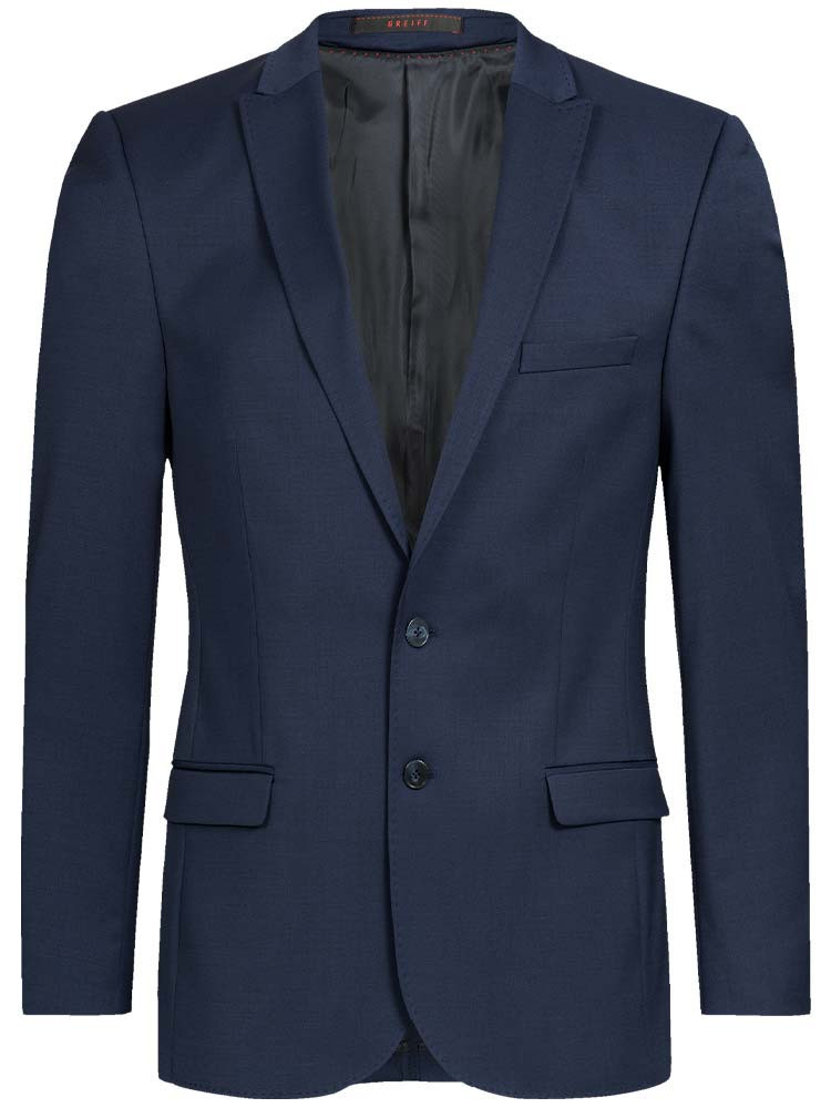 Sakko Herren Slim Fit Dunkelblau