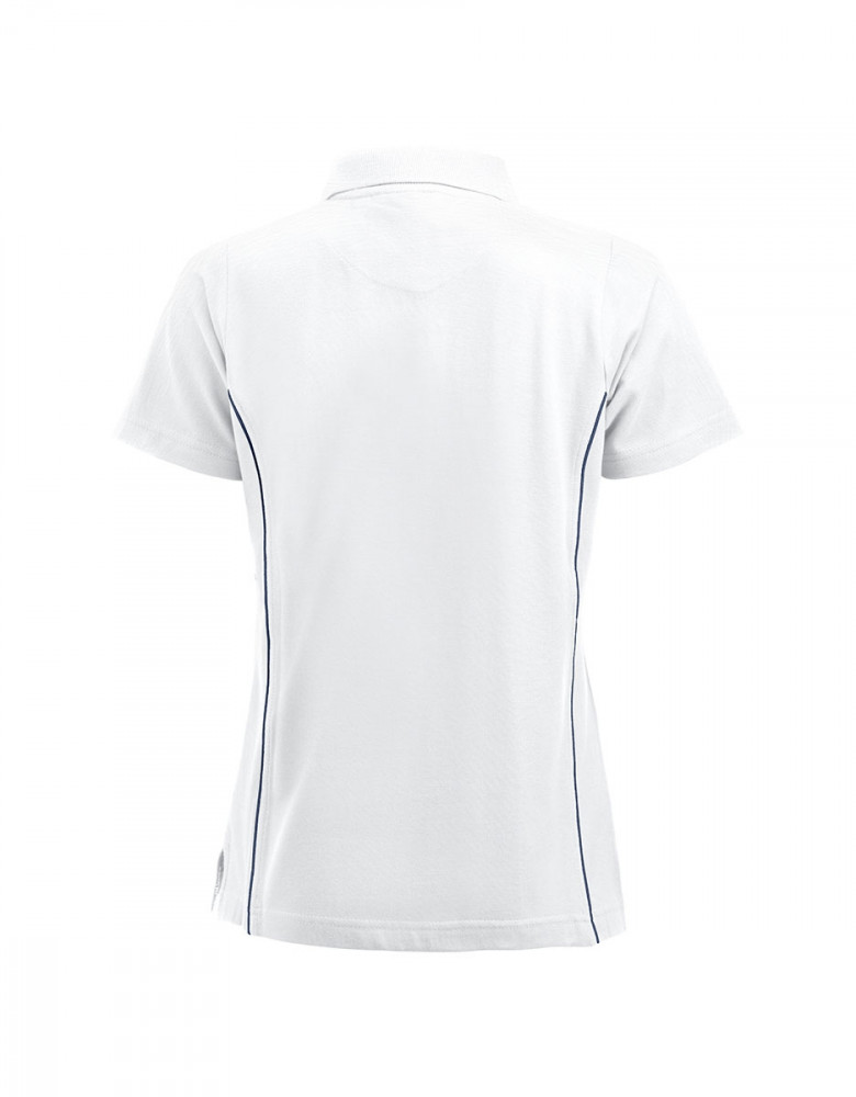 Damen Poloshirt in weiß bedrucken lassen