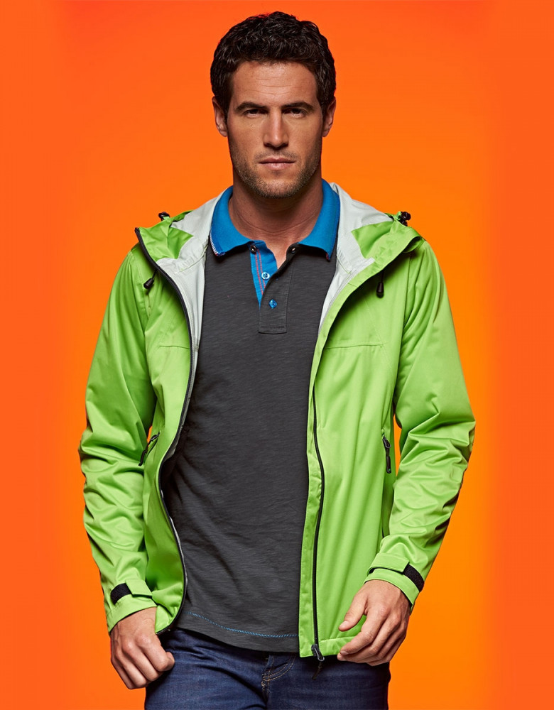 Outdoor Jacke Herren Signalgrün