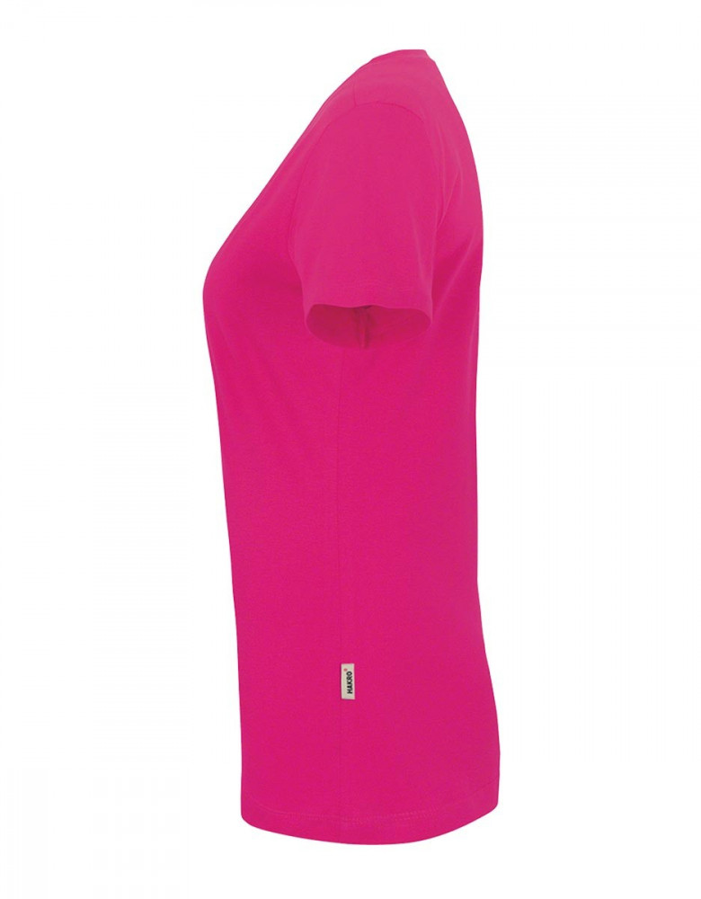 Damen V-Shirt Pink