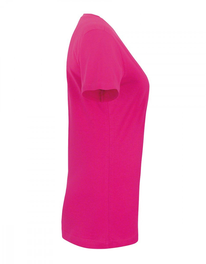 Damen V-Shirt Pink