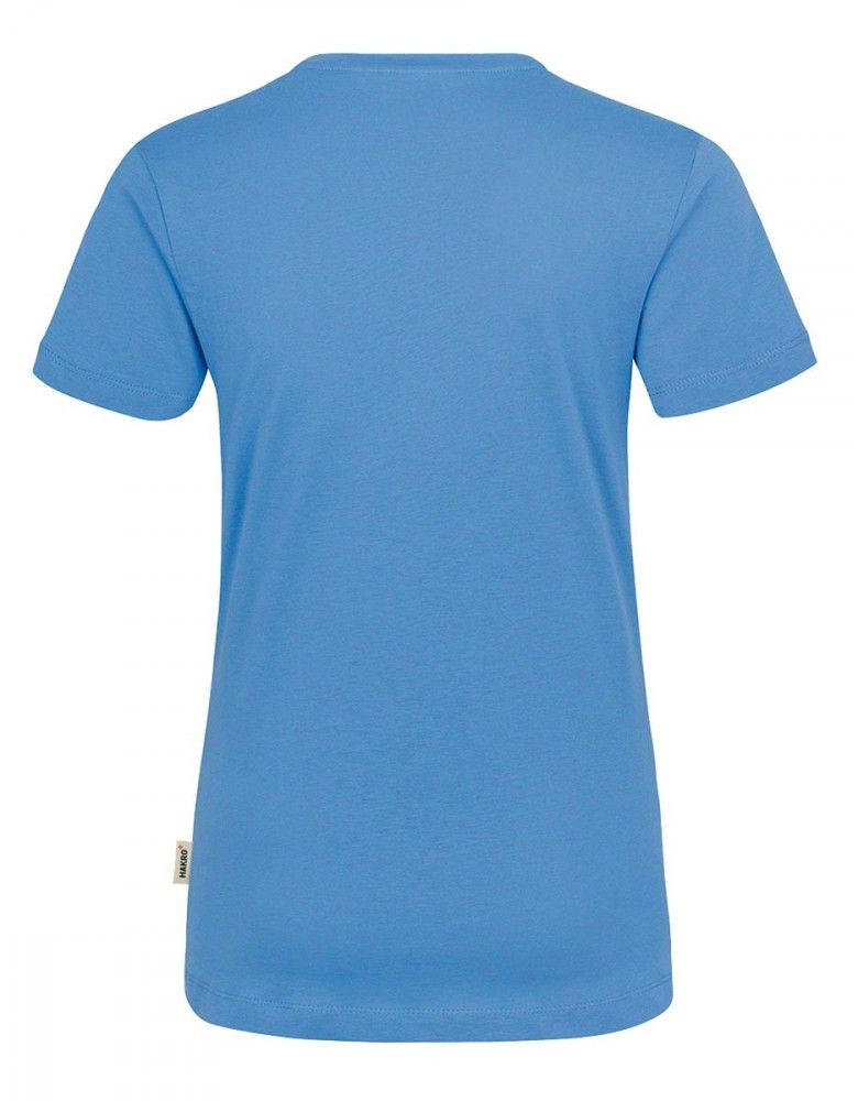 Damen V-Shirt Blau
