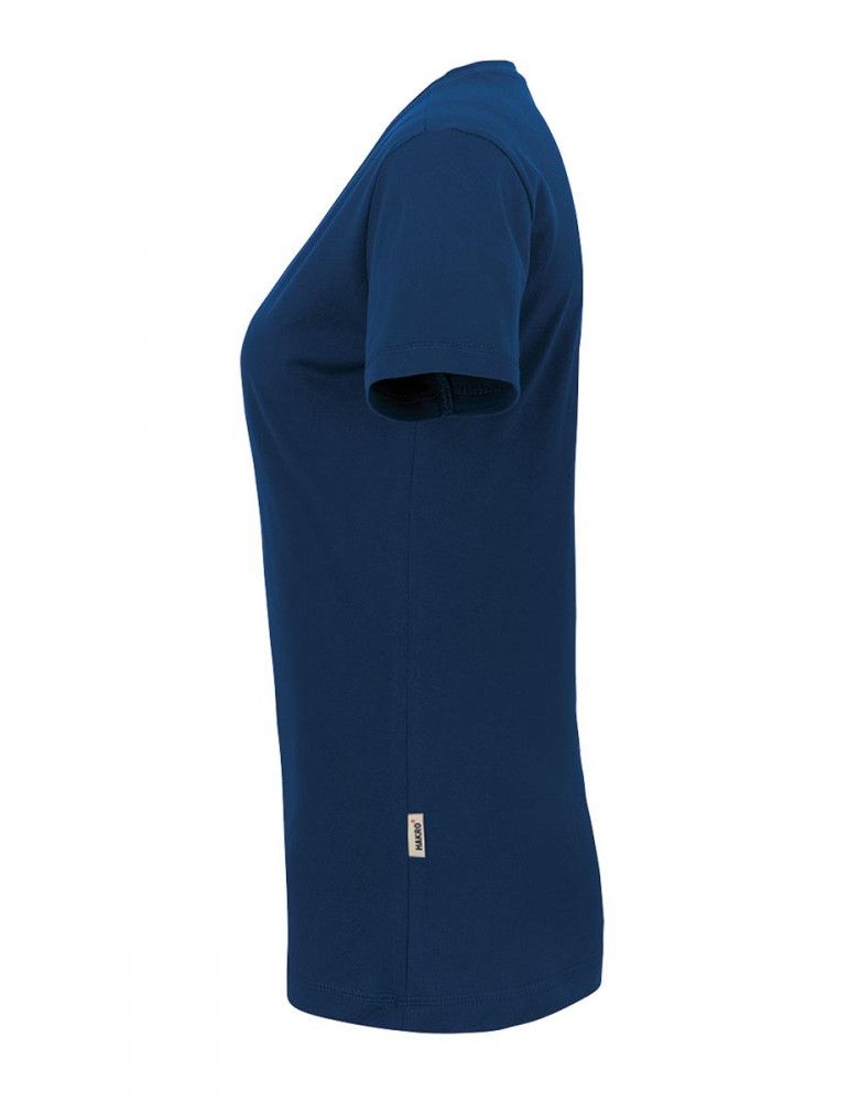 Damen V-Shirt Dunkelblau