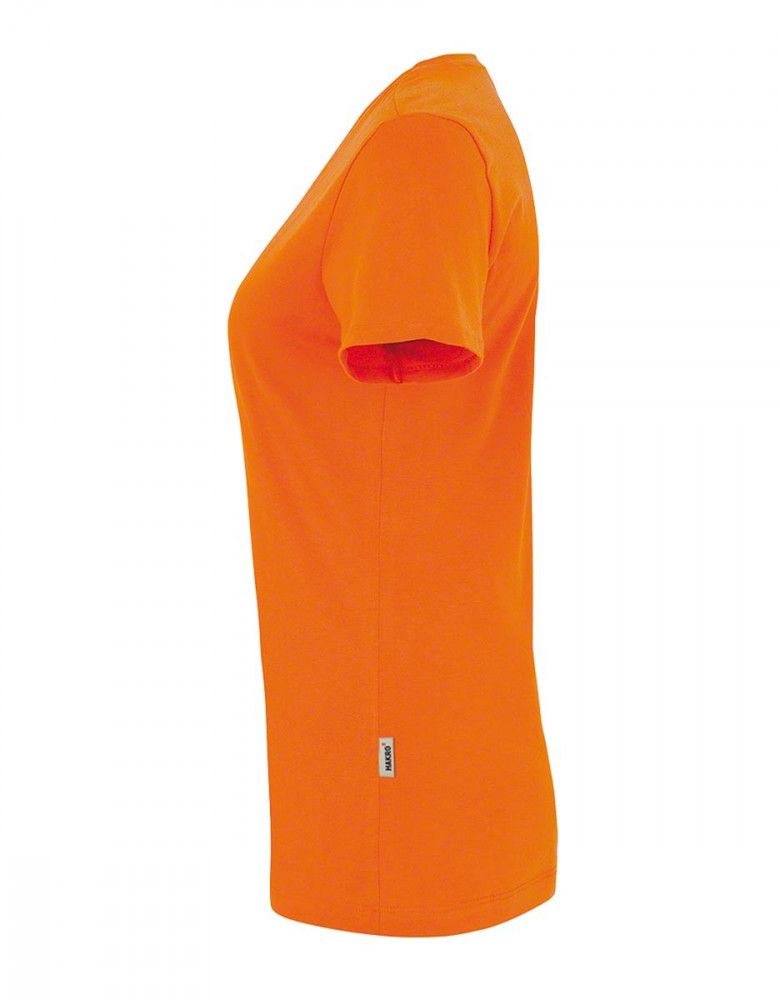 Damen V-Shirt Orange