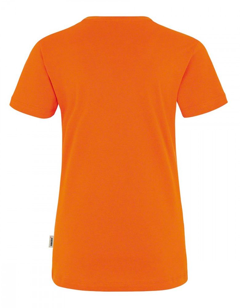 Damen V-Shirt Orange
