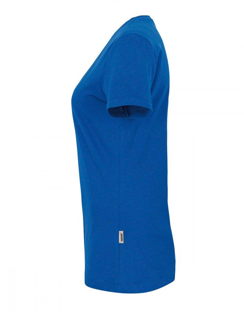 Blaues Damen V-Shirt