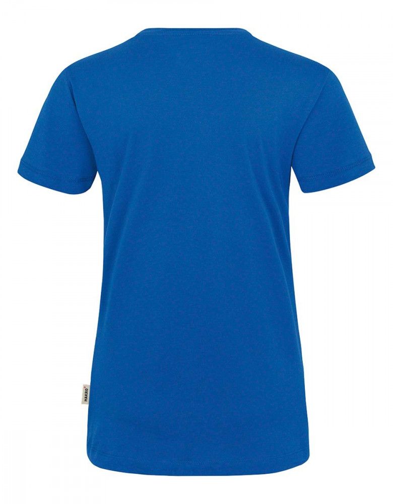 Blaues Damen V-Shirt