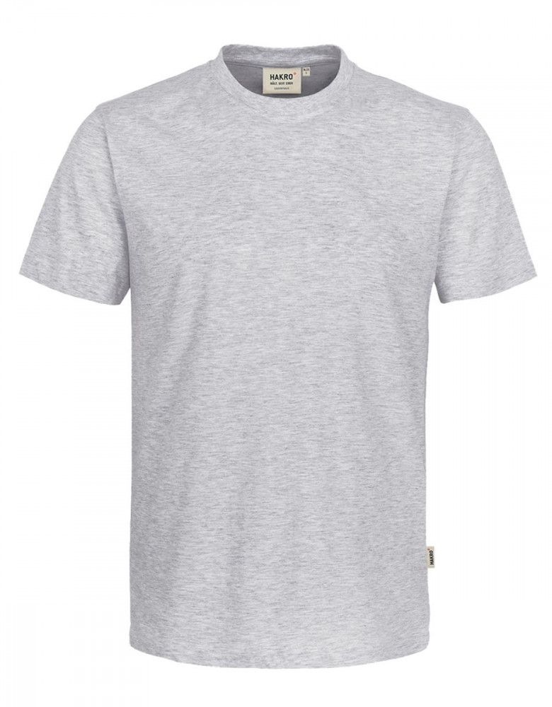 Rundhals T-Shirt Herren Grau meliert