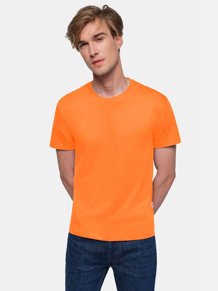 Rundhals T-Shirt Orange
