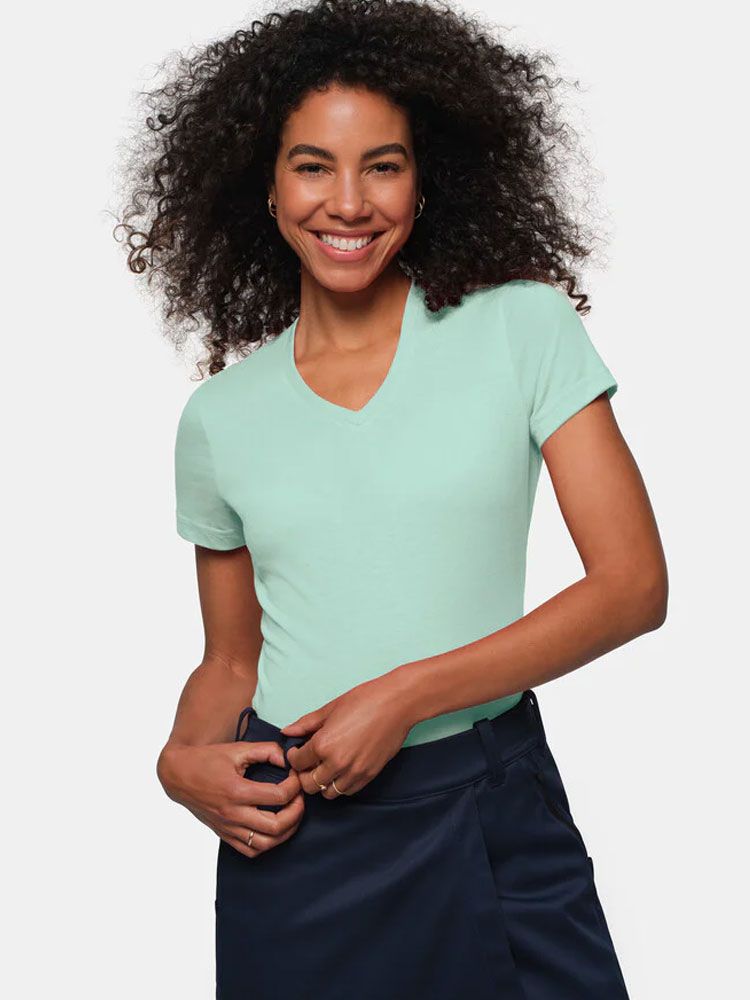 T-Shirt Damen Mintgrün