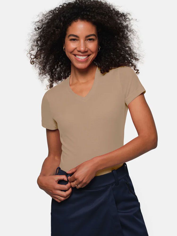 T-Shirt Damen Beige