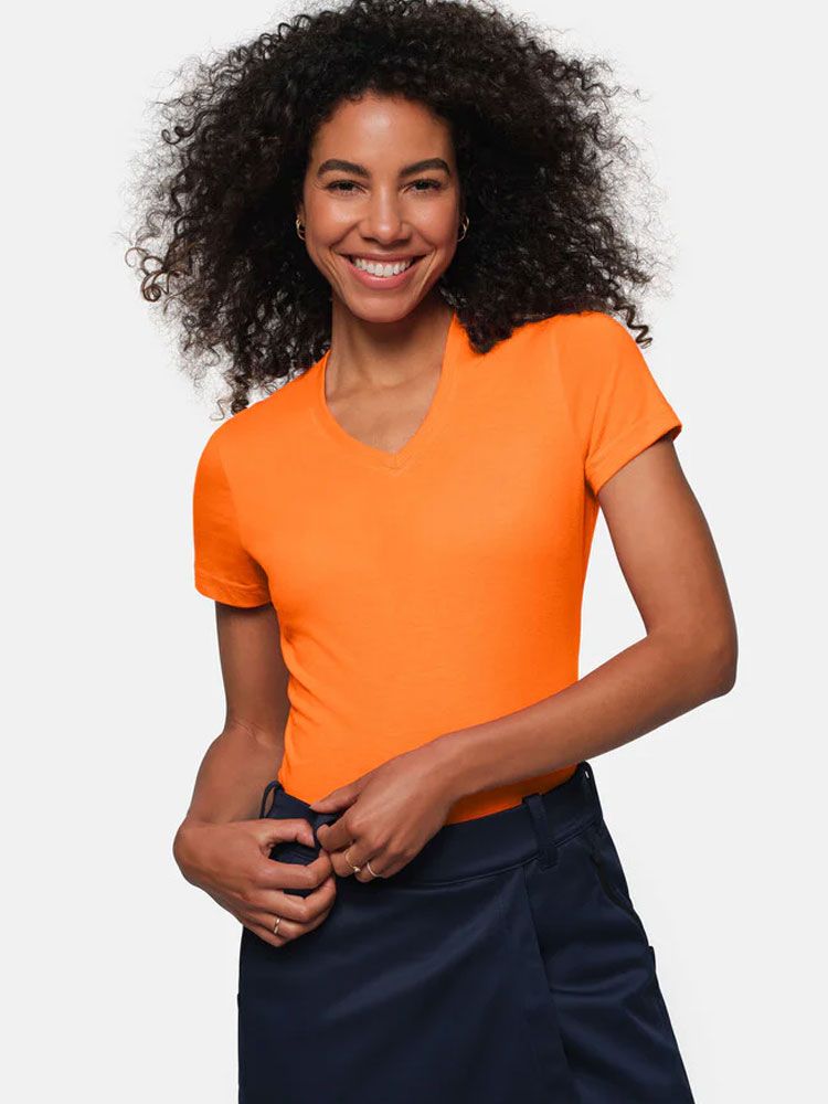 T-Shirt Damen Orange