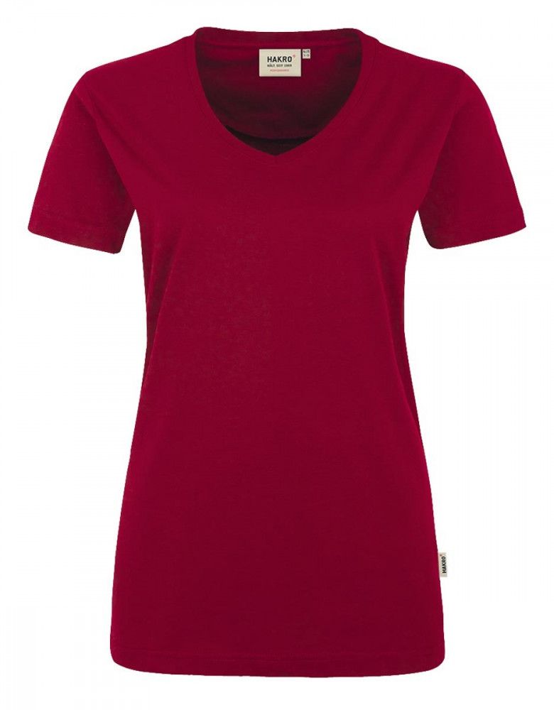 T-Shirt Damen Weinrot