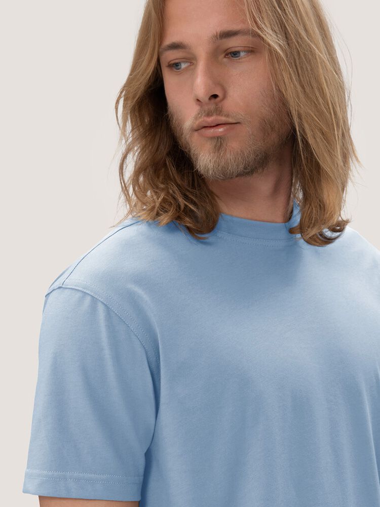 T-Shirt Herren Hellblau
