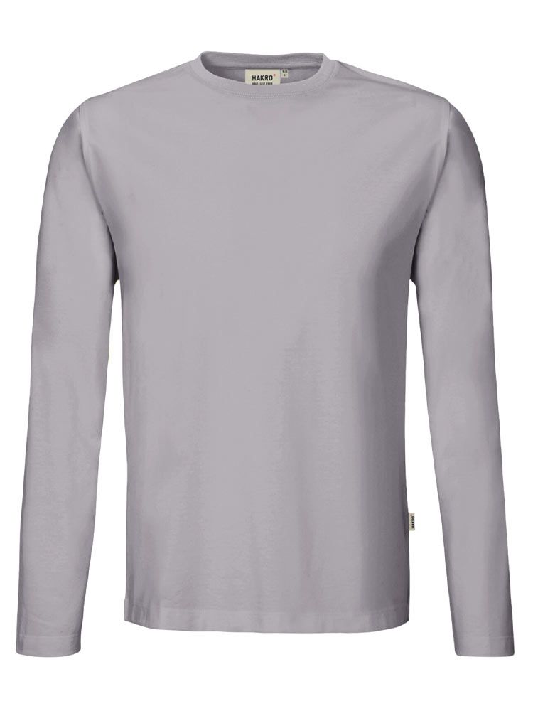 Herren Longsleeve Hellgrau