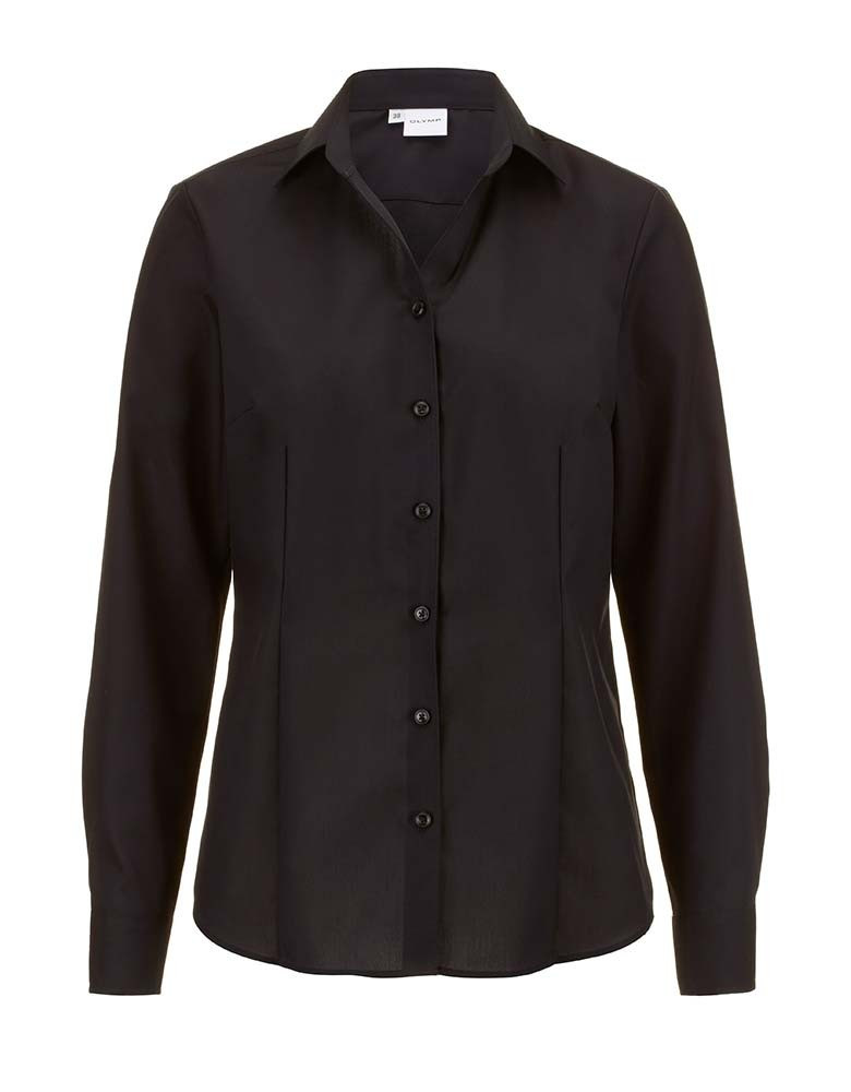Business Bluse Damen Schwarz