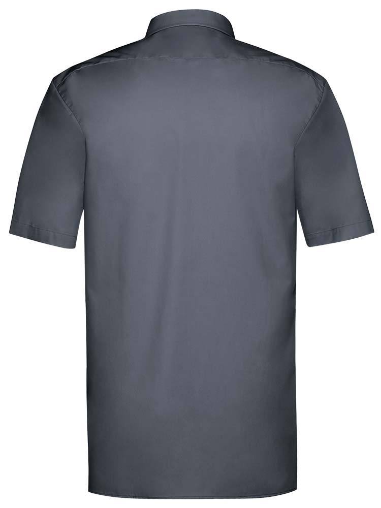 Hemd Kurzarm Herren mit Kent-Kragen und Brusttasche, Regular Fit