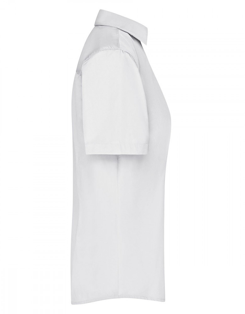 Kurzarm Damenbluse Weiß