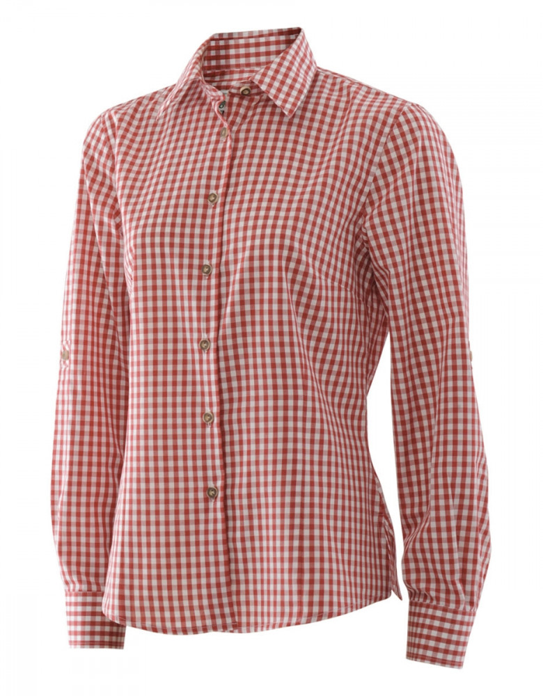 Karierte Trachtenbluse kaufen