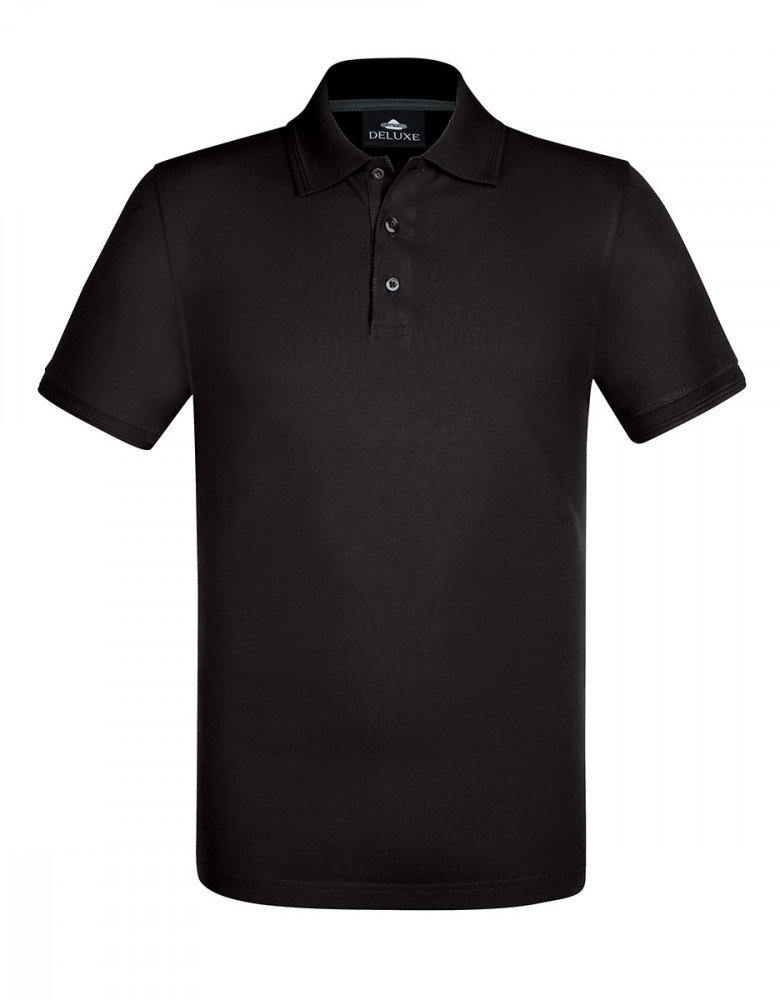 Schwarzes Poloshirt Herren