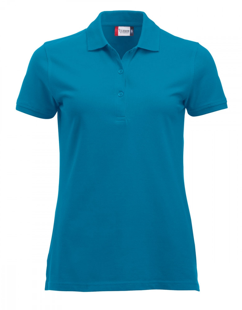 Günstige Poloshirts Damen Türkis