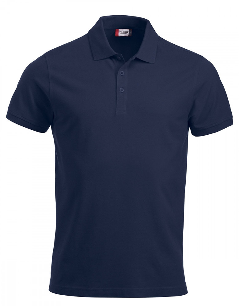 Günstige Poloshirts Baumwolle Dunkelblau