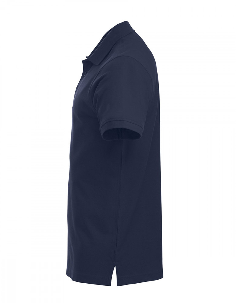 Günstige Poloshirts Baumwolle Dunkelblau