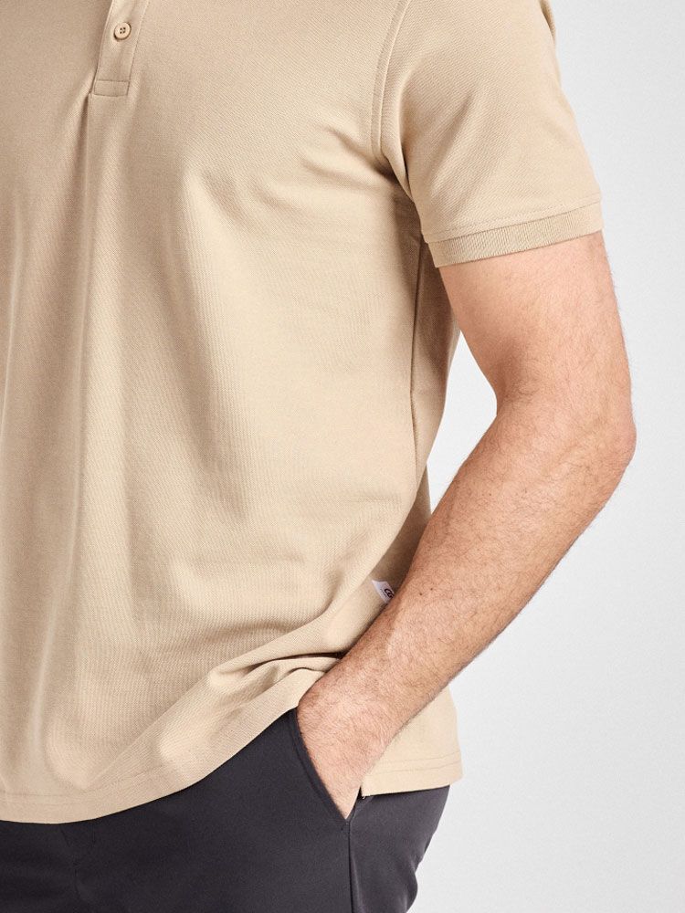 Damen Poloshirt ohne Knöpfe