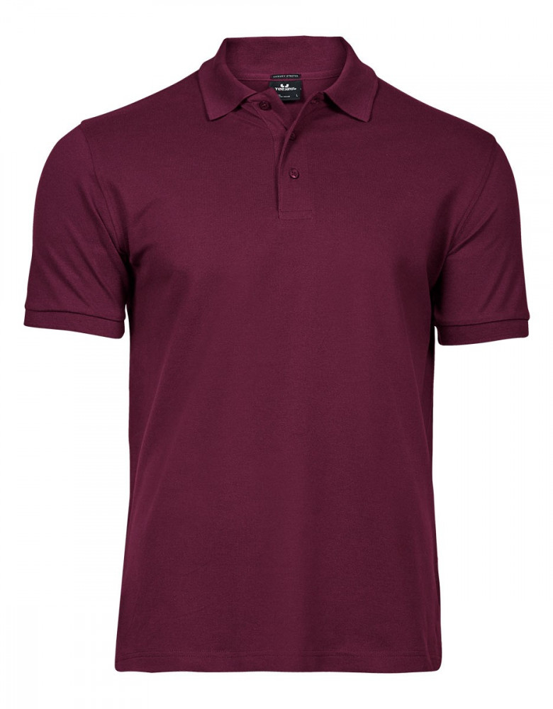 Poloshirt Herren Stretch Weinrot