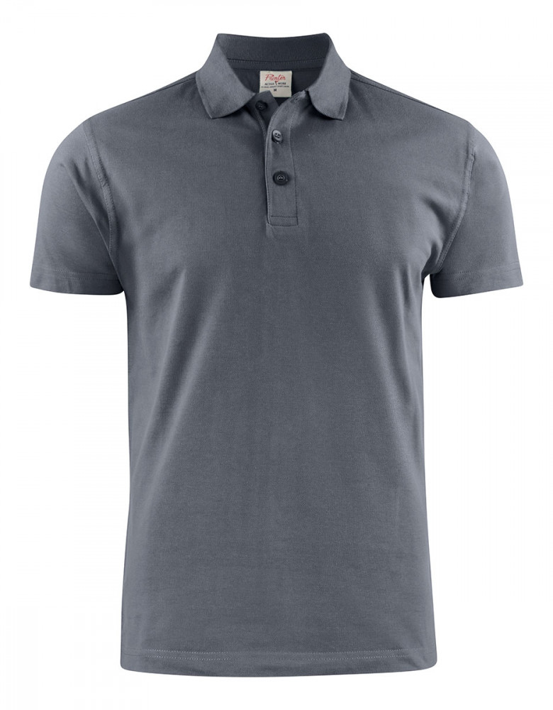 Herren Poloshirt Grau