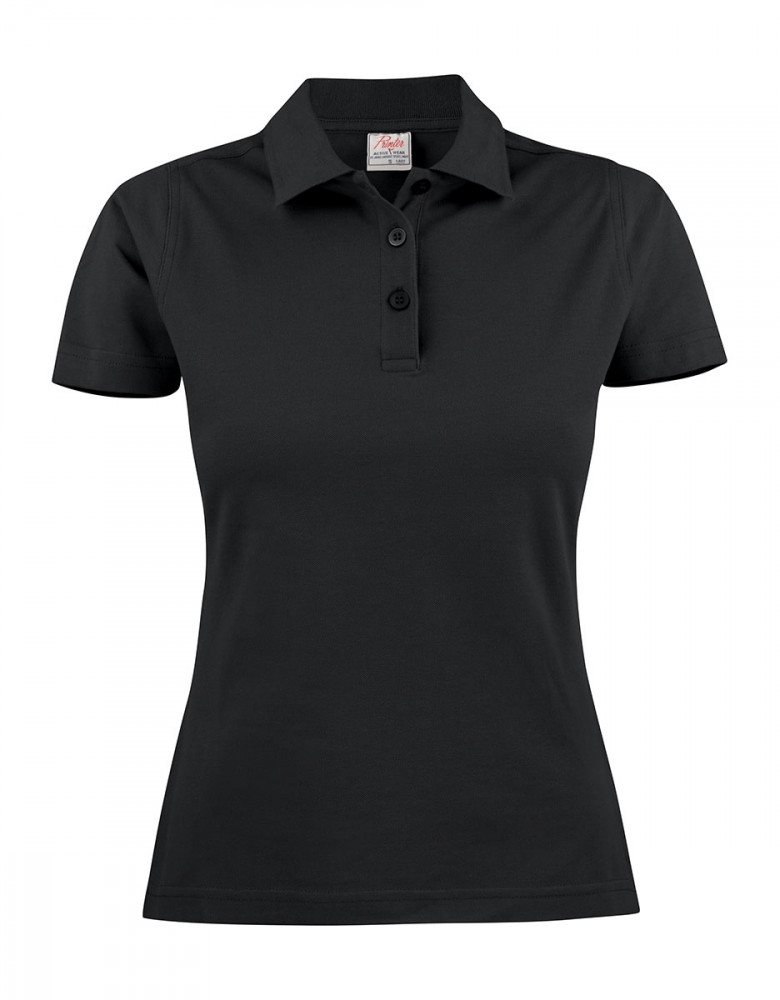 Poloshirt Damen Schwarz