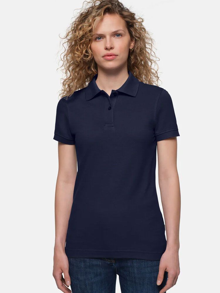 Damen Poloshirts HAKRO Dunkelblau