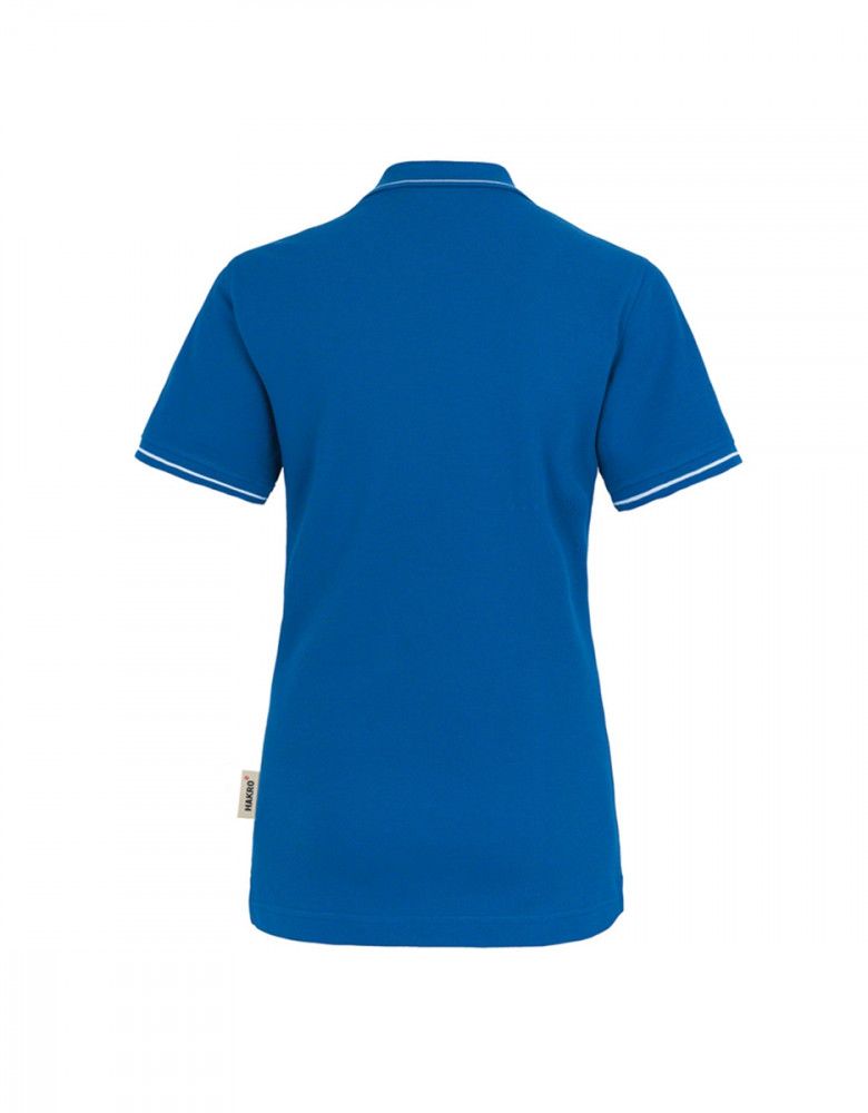 Arbeits Poloshirt Blau mit Kontrastfarben