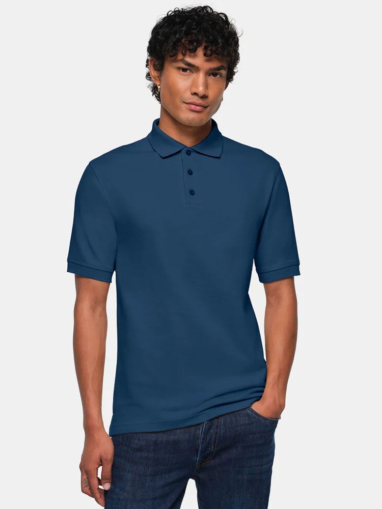 HAKRO Poloshirt Herren in Dunkelblau