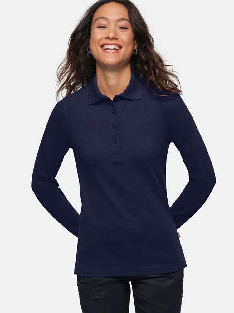 Langarm Polo Damen