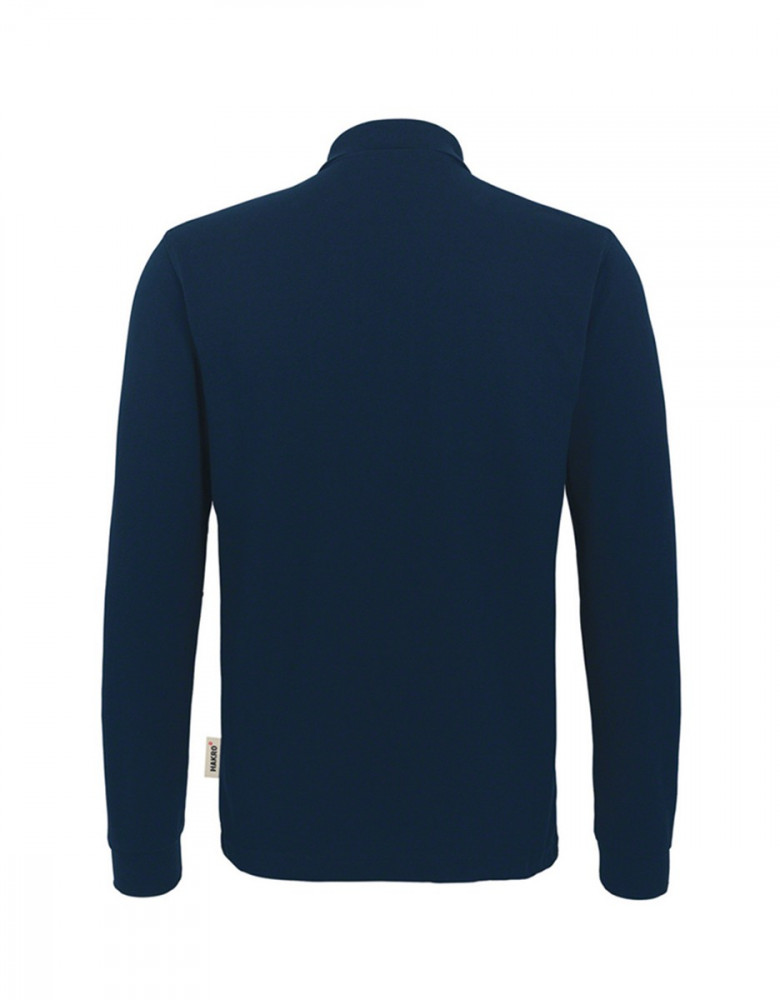 Langarm Poloshirt Herren Grün