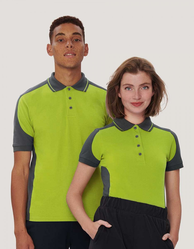 Womens Performance Polo Contrast