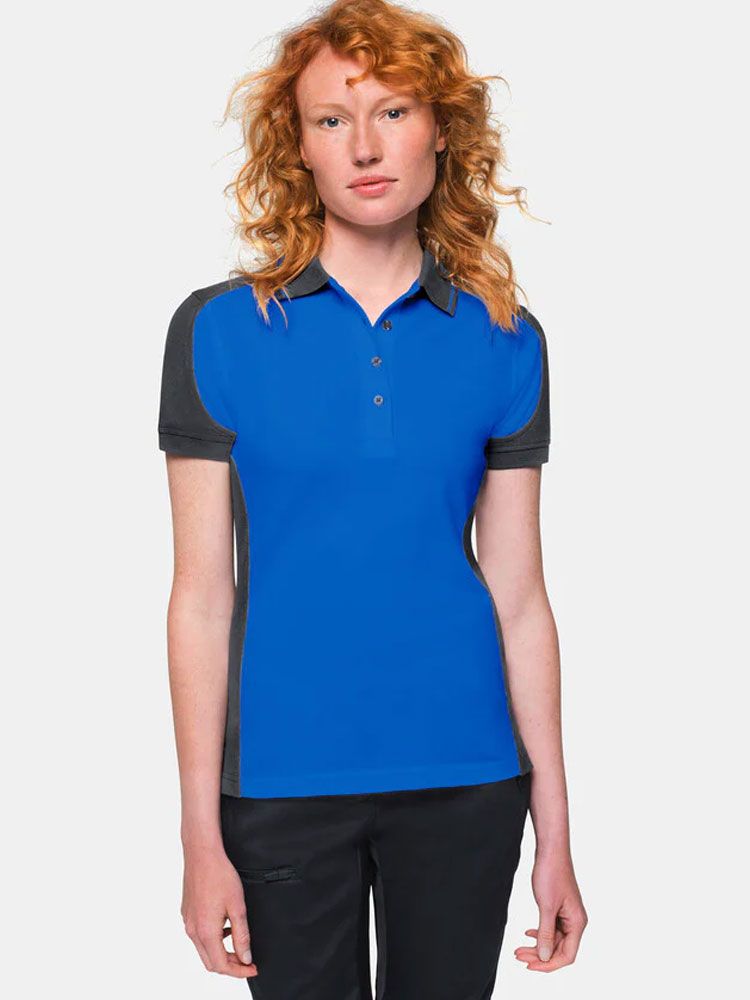 Womens Performance Polo Contrast