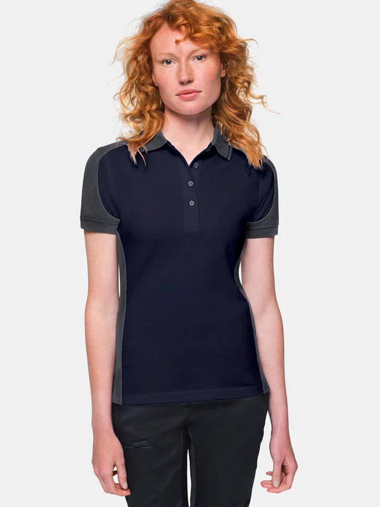 Womens Performance Polo Contrast