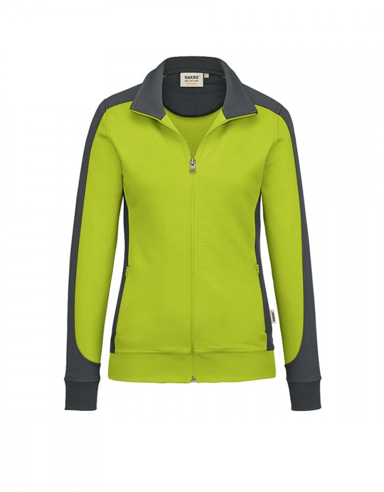 Damen Sweatjacke Hellgrün