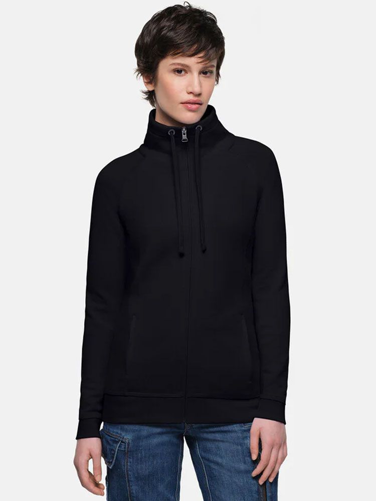 Sweatjacke Damen Schwarz