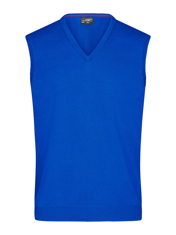 Strick Pullunder Herren in Blau mit V-Ausschnitt – klassisch, bequem und ideal für Beruf & Freizeit