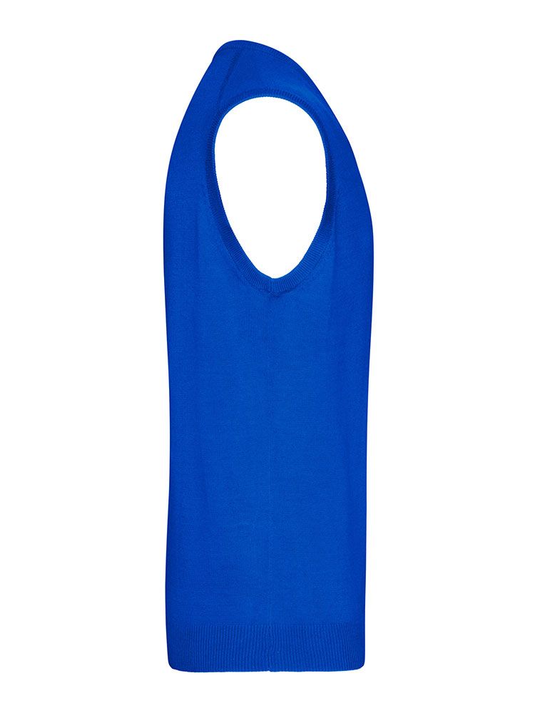 Strick Pullunder Herren in Blau mit V-Ausschnitt – klassisch, bequem und ideal für Beruf & Freizeit